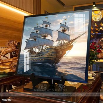 Tranh thuận buồm xuôi gió trang trí tường nhà