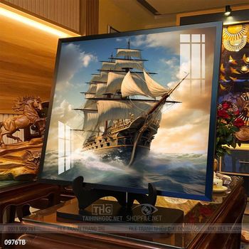 Tranh thuận buồm xuôi gió đẹp ấn tượng