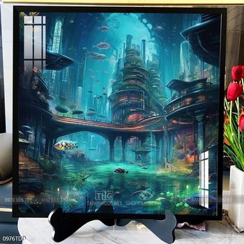 Tranh treo tường những chú cá heo đáng yêu