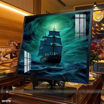 Tranh thuận buồm xuôi gió đẹp