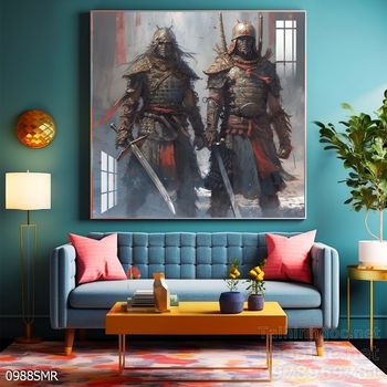 Tranh nghệ thuật treo tường chiến binh Samurai Nhật Bản