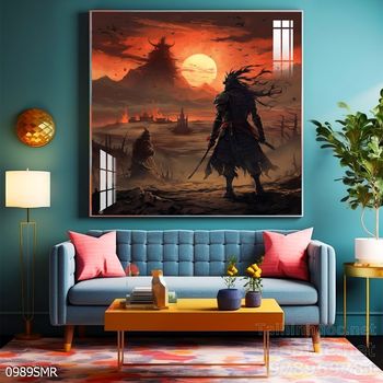 File tranh treo tường hình chiến binh Samurai