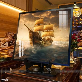 Tranh thuận buồm xuôi gió treo tường đẹp