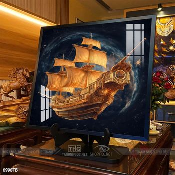 Tranh thuận buồm xuôi gió đẹp ấn tượng