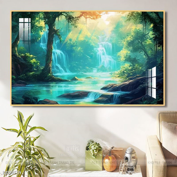 Tranh phong thủy treo trang trí phòng khách