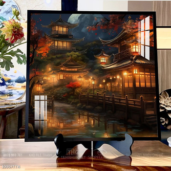 Tranh phong thủy sơn thủy đẹp