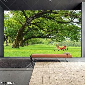 Tranh rừng cây xanh lá 10010NT