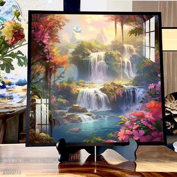 Tranh phong thủy sơn thủy đẹp