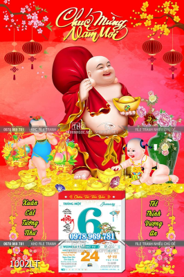 File lịch Tết thần tài di lặc túi tiền 1002LT File lịch Tết thần tài di lặc túi tiền 1002LT