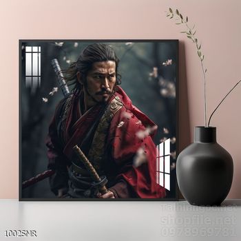 Tranh nghệ thuật treo tường chiến binh Samurai Nhật Bản