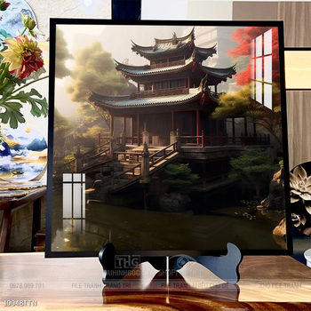 Tranh phong thủy treo trang trí phòng khách