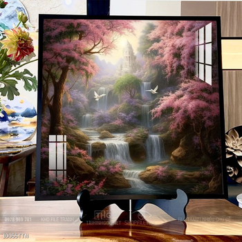 Tranh phong thủy sơn thủy đẹp