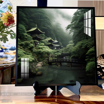 Tranh phong thủy sơn thủy hữu tình