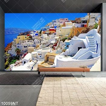 Tranh thành phố bên biển