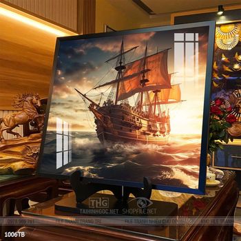 Tranh thuận buồm xuôi gió treo tường đẹp