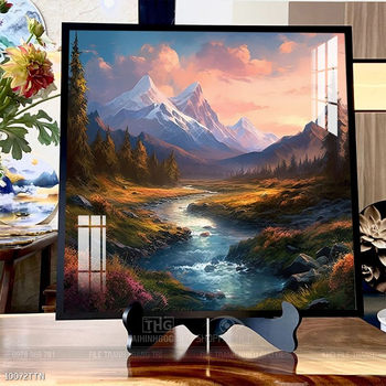 Tranh phong thủy sơn thủy đẹp