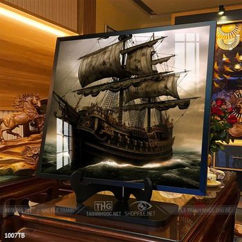 Tranh thuận buồm xuôi gió trang trí tường nhà