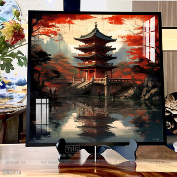 Tranh phong thủy sơn thủy đẹp