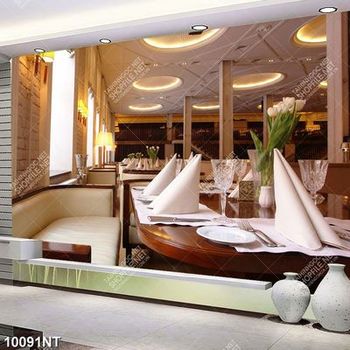 Tranh nhà hàng sang trọng 10091NT