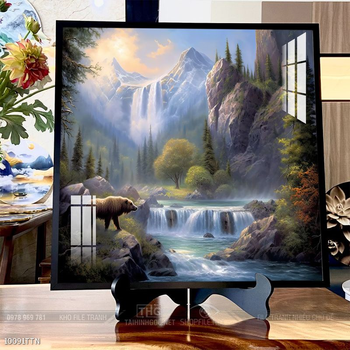 Tranh phong thủy treo trang trí phòng khách