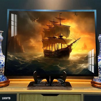 Tranh thuận buồm xuôi gió đẹp ấn tượng