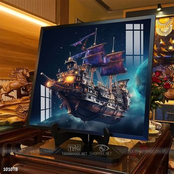 Tranh thuận buồm xuôi gió treo tường