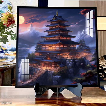 Tranh phong thủy nước non tuyệt đẹp