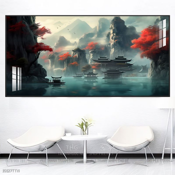 Tranh phong thủy sơn thủy hữu tình