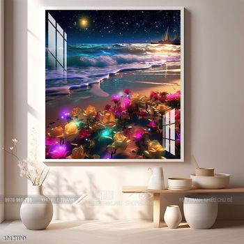 Tranh cá heo đẹp