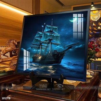 Tranh phong thủy thuận buồm xuôi gió tài lộc đẹp