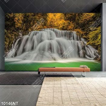 Tranh thác nước mùa thu 10146NT
