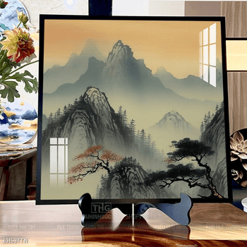 Tranh phong thủy sơn thủy hữu tình