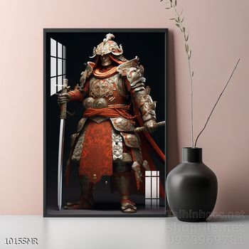 File tranh treo tường hình chiến binh Samurai