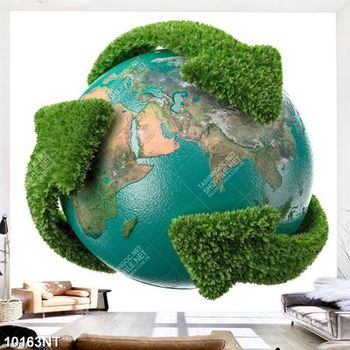 Tranh trái đất xanh nghệ thuật 10163NT