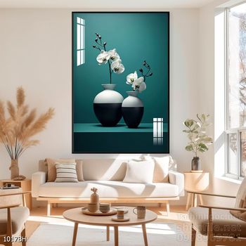 Tranh bình hoa trang trí phòng khách, phòng ăn đẹp