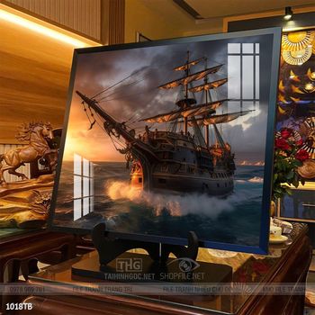 Tranh thuận buồm xuôi gió đẹp ấn tượng