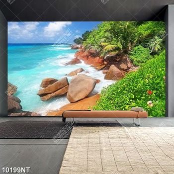 Tranh bãi biển đẹp 10199NT