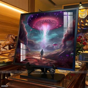 Tranh phi hành gia treo tường