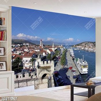 Tranh thành phố biển 10214NT