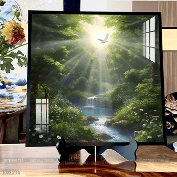 Tranh phong thủy treo trang trí phòng khách