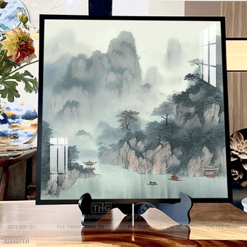 Tranh phong thủy sơn thủy đẹp