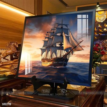 Tranh phong thủy thuận buồm xuôi gió tài lộc đẹp