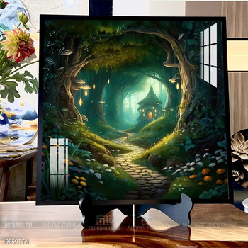 Tranh phong thủy sơn thủy đẹp