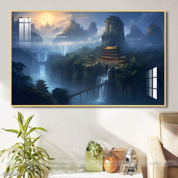 Tranh phong thủy treo trang trí phòng khách