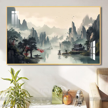 Tranh treo phòng khách theo phong thủy