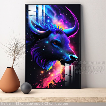 file tranh 12 con giap mau 6 02 con trau suu