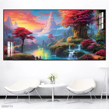 Tranh phong thủy sơn thủy hữu tình