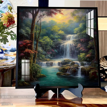 Tranh phong thủy sơn thủy đẹp