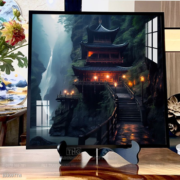 Tranh phong thủy sơn thủy hữu tình