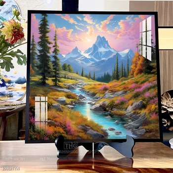 Tranh phong thủy treo trang trí phòng khách